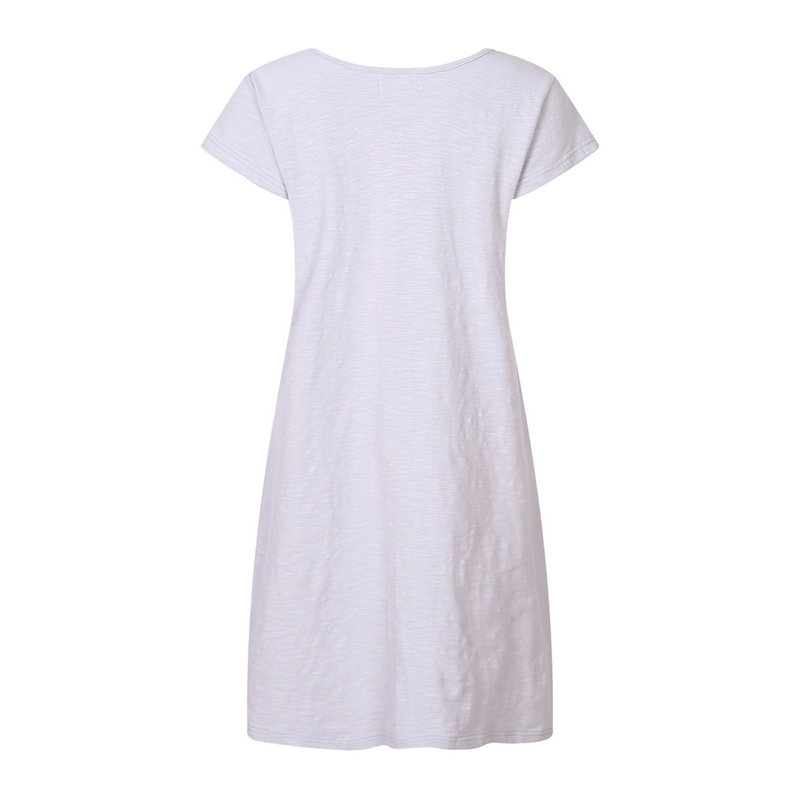 Peignoir 100% coton fille / femme + peignoir au-dessus du genou, L, Nuage