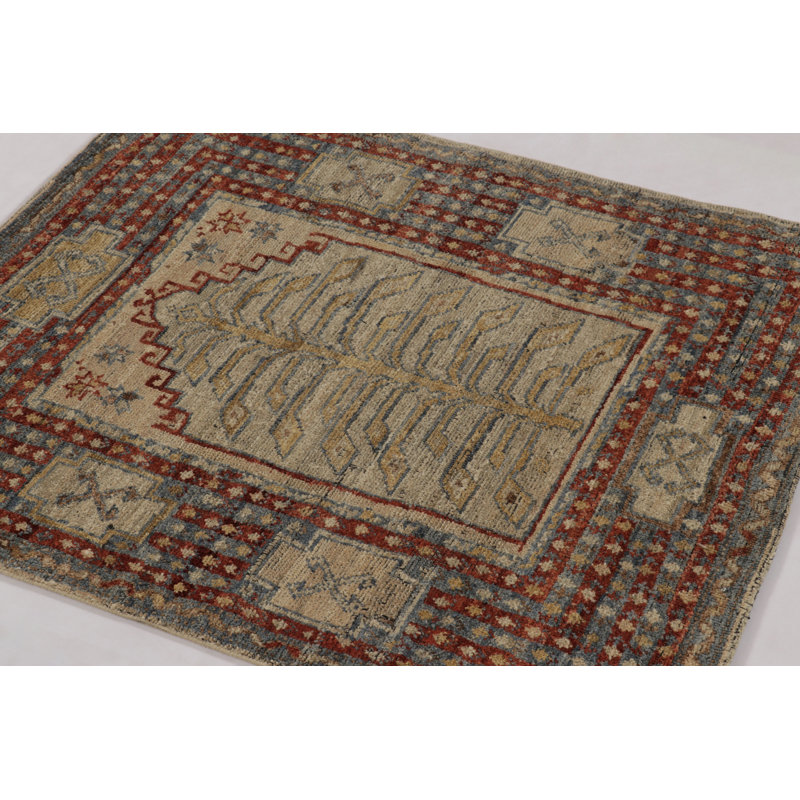 Burano One-of-a-Kind 3'5X4'1 Hand Knotted Area Rug