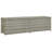 Storage Chest Grey Polyethylene Rattan 78.7 x 19.7 x 23.6 in Large Outdoor Storage Chest-254195146