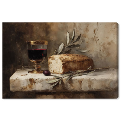 «Broken Bread II», reproduction d'art sur toile, 10 x 10