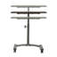 Bureau ou meuble télé avec roulettes de l 24 po-35258041