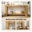 Console 63 "avec tablette de rangement Boho