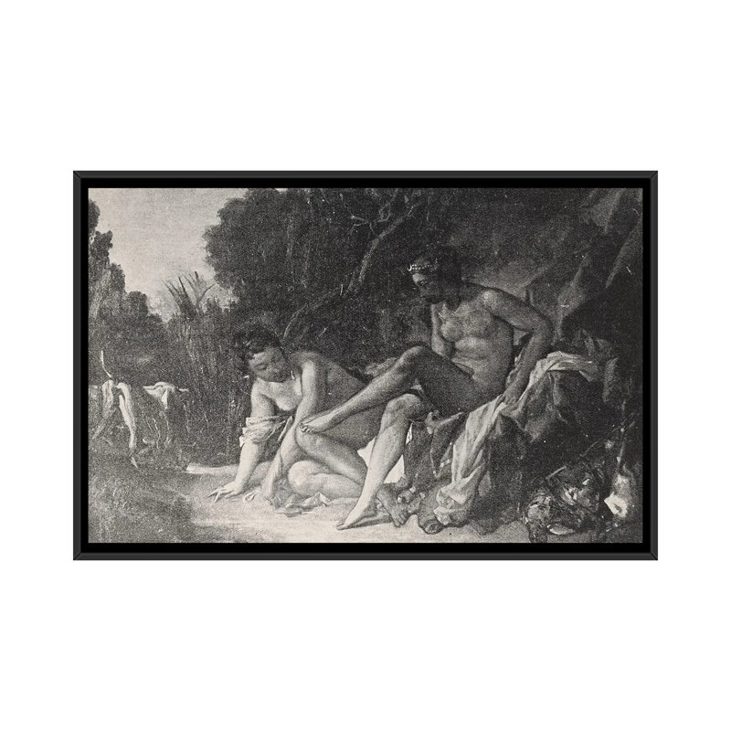 Print, Black, 45.72 cm H x 66.04cm W x 4.445cm D
