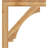 6"W x 44"D x 48"H Imperial Block Rough Sawn Bracket, Western Red Cedar-93353373-93353374