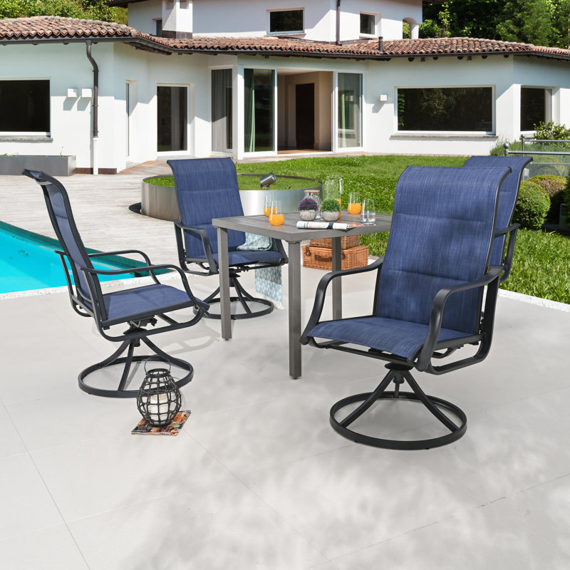 Patio Dining Set, Blue