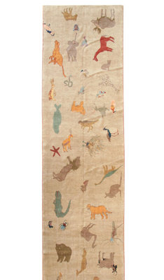 Noahs Ark One-of-a-Kind 4'1" X 15'9" Area Rug