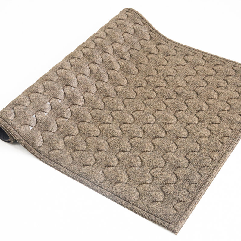 Tapis de porte extérieur antidérapant durable, Kaki, L 24 po x L 48 po