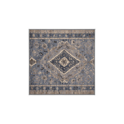 Machine Washable Gray Area Rug