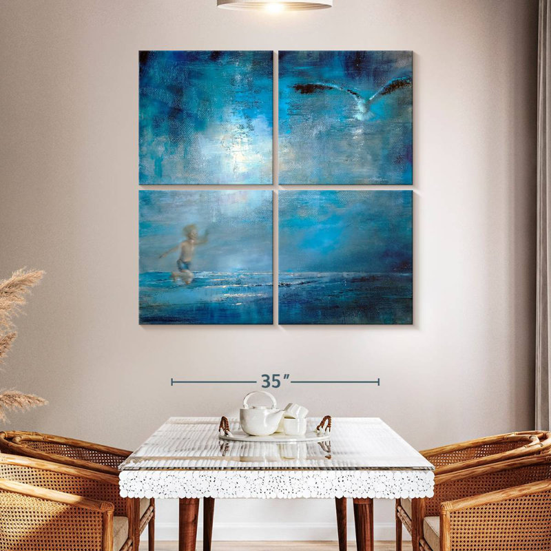 Gillard Flying, peinture, H 45 po x l 45 po