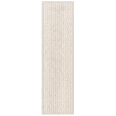 Abinadab Beach Wool & Sisal Striped Rug