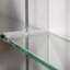 Armoire à pharmacie 20 po x 26 po avec miroir à fixation en surface ou salle de bain encastrée en aluminium