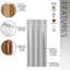 Portes accordéon pliables en PVC de 48 po ou cloison d'intimité pour usage interne-122373254