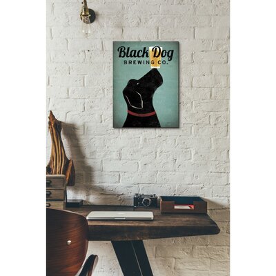 Black Dog Brewing Co v2 by Ryan Fowler - Wrapped Canvas Graphic Art -  Trinx, 406D9CC4F712455F8E7216BDDDF8AB36