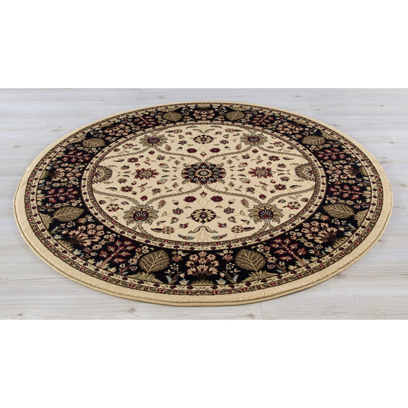 Edmont Oriental Indoor Rug, Round 5'3"