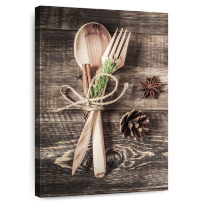 Coutellerie rustique en bois
