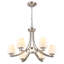 Lustre à intensité variable en acier 6 lumières / lustre traditionnel-123768356