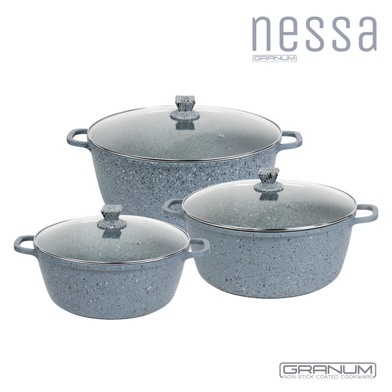 Nessa 6 - Piece Non-Stick Cookware Set