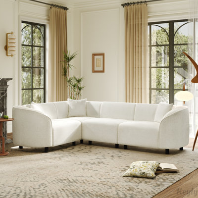 104" L-Shaped Sectional Sofa