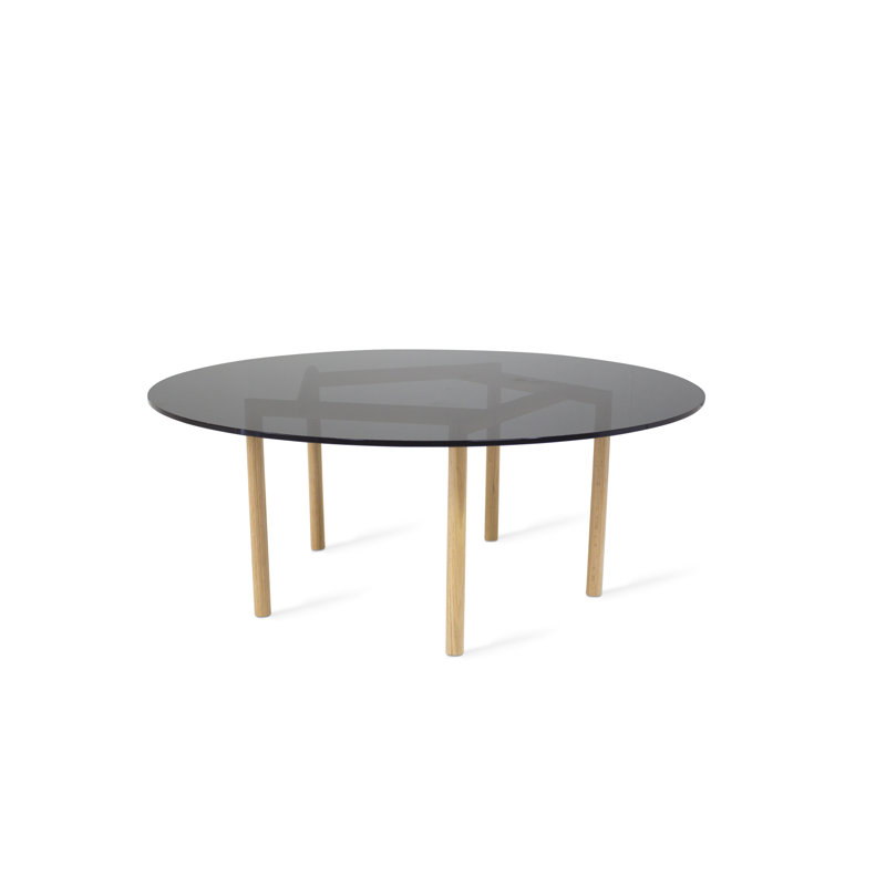 Table basse à 5 pieds, Chêne