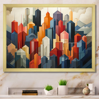Cubic Los Angeles Skyline - Los Angeles Wall Art