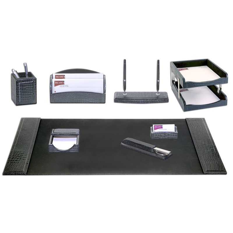Desk Organizer Set, Black