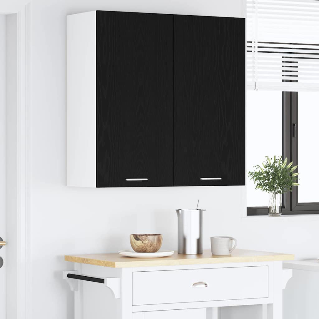 Vidaxl Hanging Cabinet With Storage Riga Artisan Oak 60 X 31 X 80 Cm