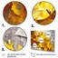 «Golden Foliage Abstraction I» sur toile-94081059-94081049