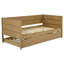 Lit de jour simple avec couchette Natural-1345201821