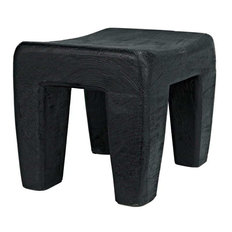 Sumo Accent Stool, Black