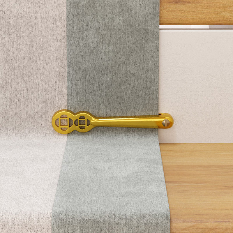 Porte-escalier en laiton massif 0,75 po x l 2,5 po x P 3,75 po