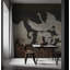 Murale noire et dorée à motif de grue Art Deco-1366158307-1590484476