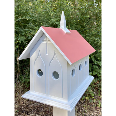20 in. H x 15 in. W x 12 in. D Post Birdhouse