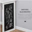 Armoire de bureau murale pliante et convertible avec tableau noir et tablette latérale