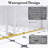 56" - 60" X 70" Frameless Double Sliding Shower Door With 5/16" (8Mm) Thick SGCC Tempered Clear Glass, With Buffer-121604756