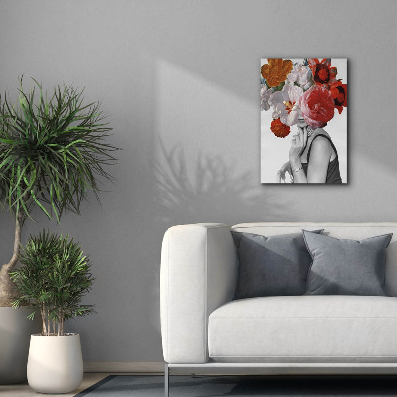 Toile épique Graffiti «Garden Party 2 C» par Wild Apple Portfolio, 18 po x 26 po, H 26 po x l 18 po