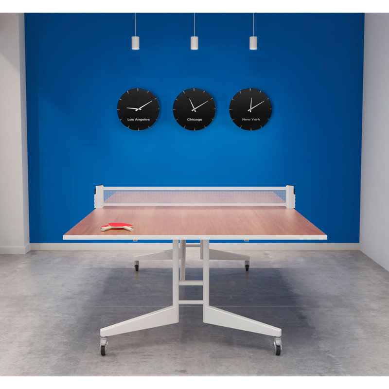 Table de tennis de table pliable Nomad, Échelle vert effaçable à sec