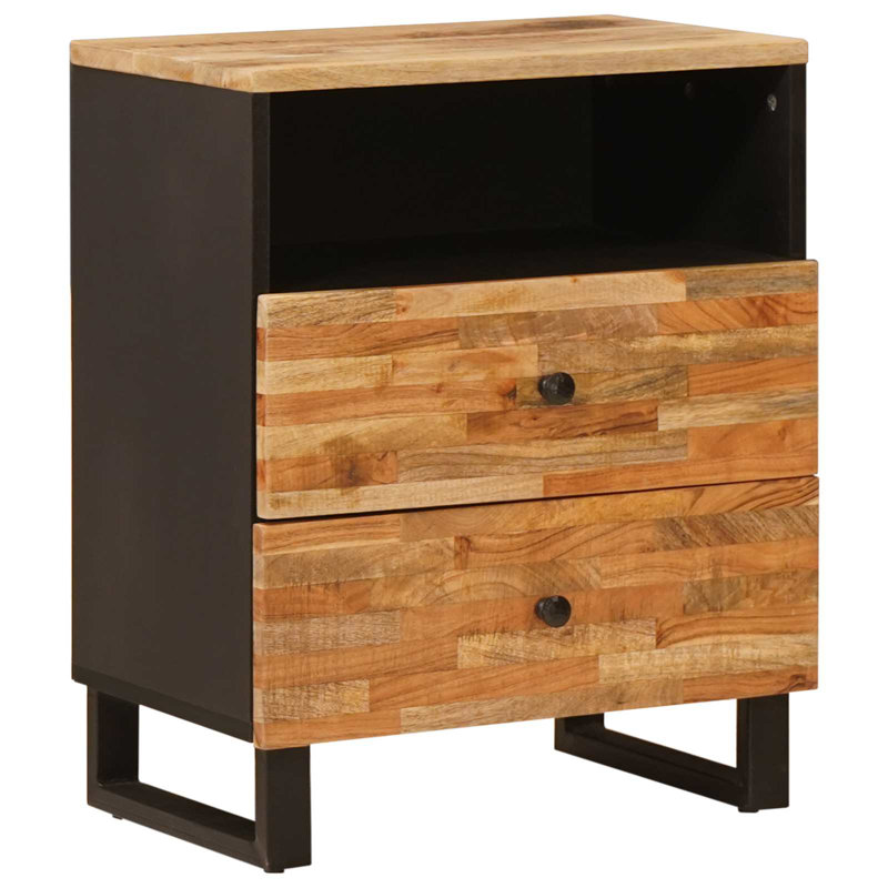 50cm W Solid Wood Bedside Table