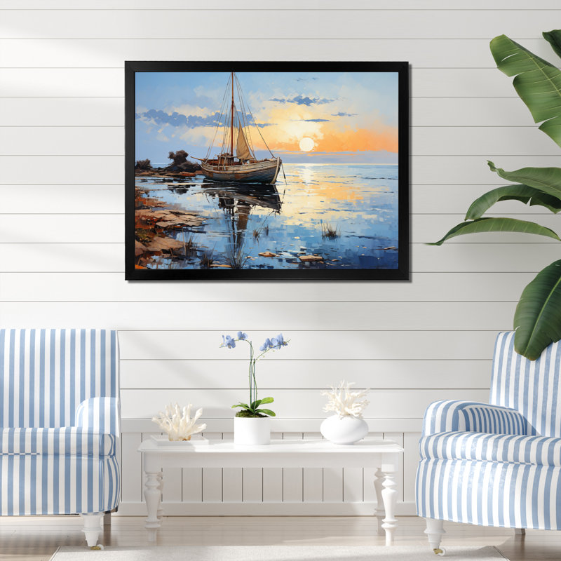 Art sur toile, Umar, H 12 po x l 20 po x P 1 po, Cadre simple noir