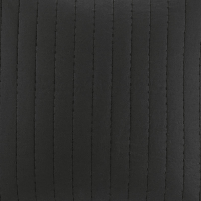 Taie décorative 100% coton Camila, Noir