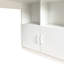 Bureau en L pour chambre à coucher - blanc, 21 pièces, plusieurs moniteurs, rangement pour ordinateur, tablette de bureau à domicile, classeur