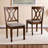18.5'' H upholstered parsons chair with a walnut brown finish, 37.4" H, 17.7" W and 20.5" D-241523491-241523488