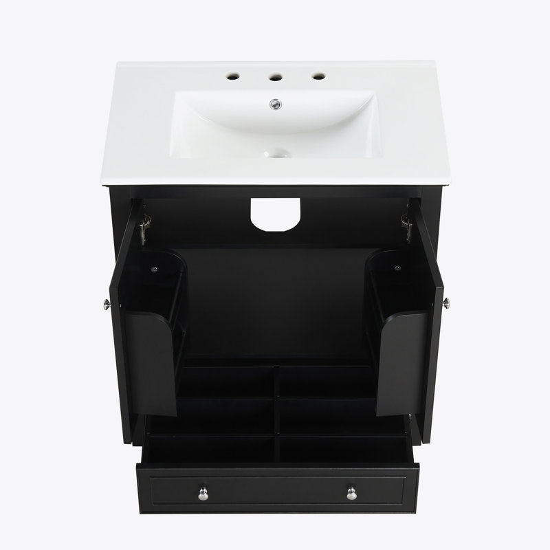 Meuble-lavabo multifonctionnel 30 po avec lavabo 30 po