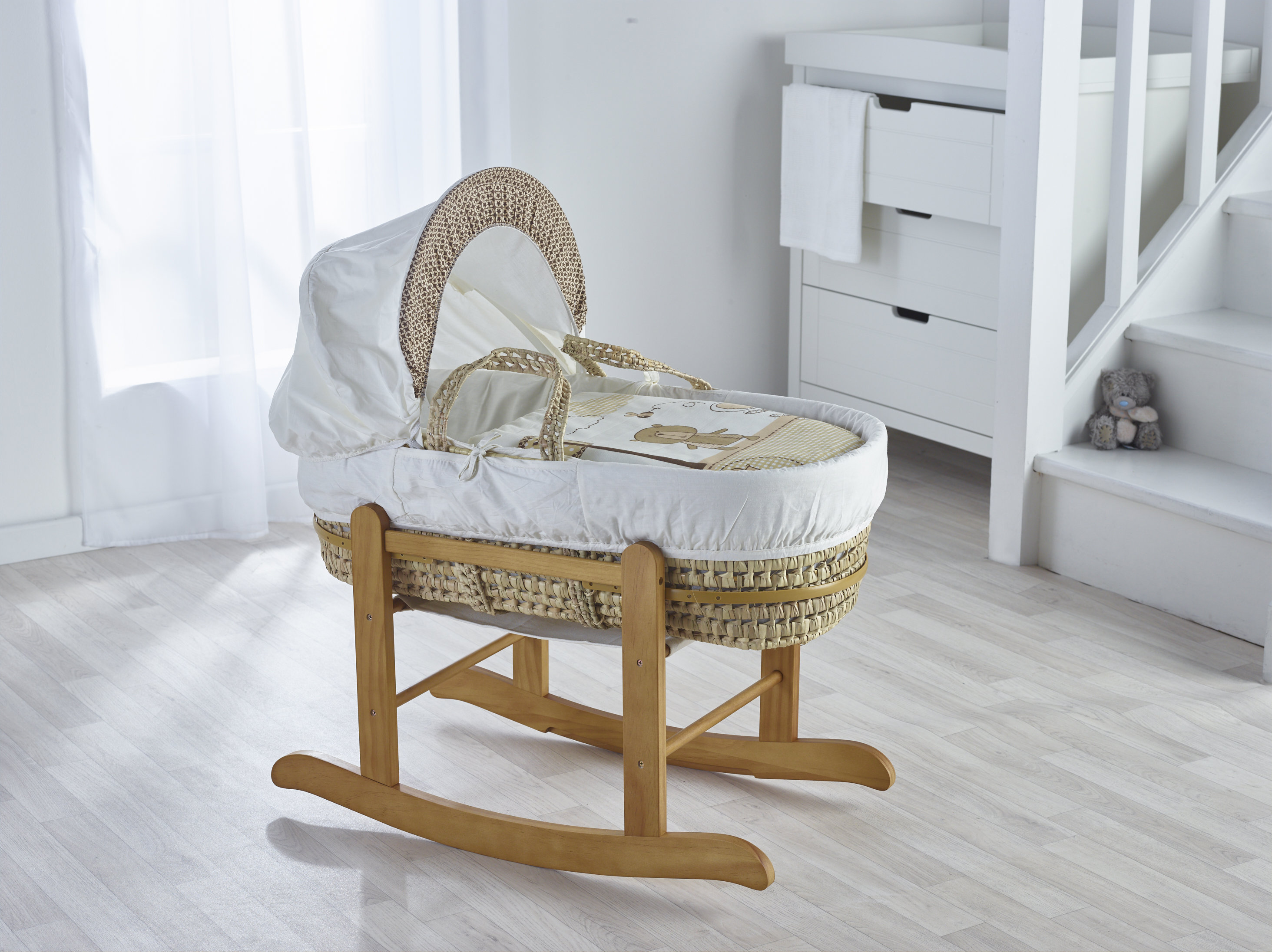 Kinder ValleyMoses Basket with Bedding and Stand Reviews Wayfair