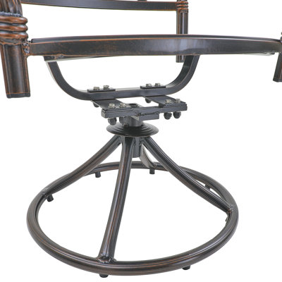 Chaise de patio pivotante (ensemble de 2)