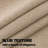 Burlap Linen Table Cloth Rectangle , Natural Textured Rustic Beige Tablecloth Water Resistant Tan Table Cover For Kitchen Dining