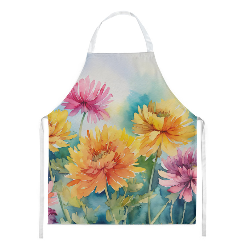 Floral Bib Apron