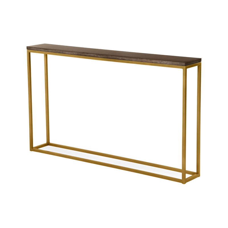 Chaplin 54'' Solid Wood Top Console Table, Cashew, Alchemy