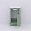 Petit meuble-lavabo sur pied 20 po avec lavabo en céramique blanc-1967481549