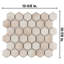 Carreau de mosaïque en porcelaine pour plancher et mur Hex 10-7 / 8 "x 12-5 / 8" Hudson-2084395525