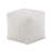 Ari 16" Modern & Contemporary Luxurious Faux Fur Pouf with Modern Square Silhouette, Secure Non-Slip Bottom Base